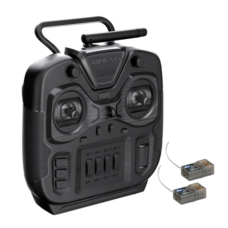 6-Channel Stick Type Radio Set "SR6S-EVO" 2.4GHz - 2*RX