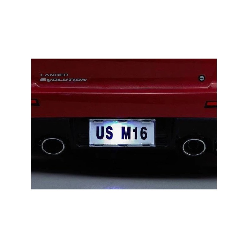 1-10 Number Plate w. LED