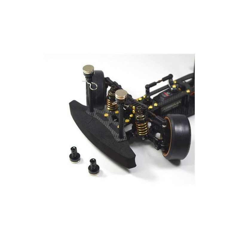 Magnetic body mount system, black (single post)