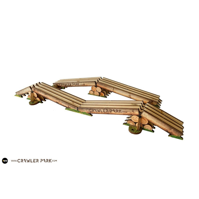 Axes Crossing obstacle RC Crawler park 1/10