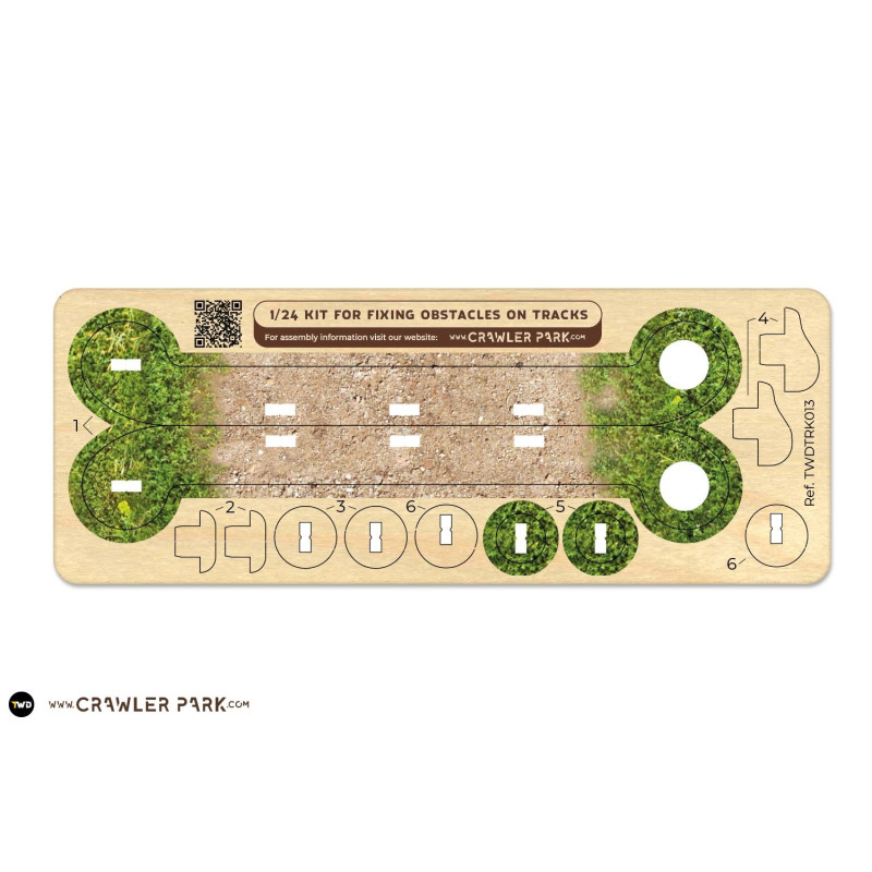 1/24 Kit for fixing obstacles on tracks Crawler Park
