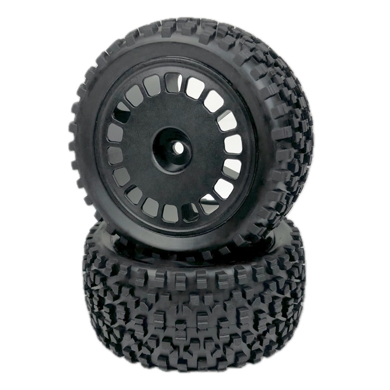 1:10 Buggy Wheel Set "Mini Block" rear black 2