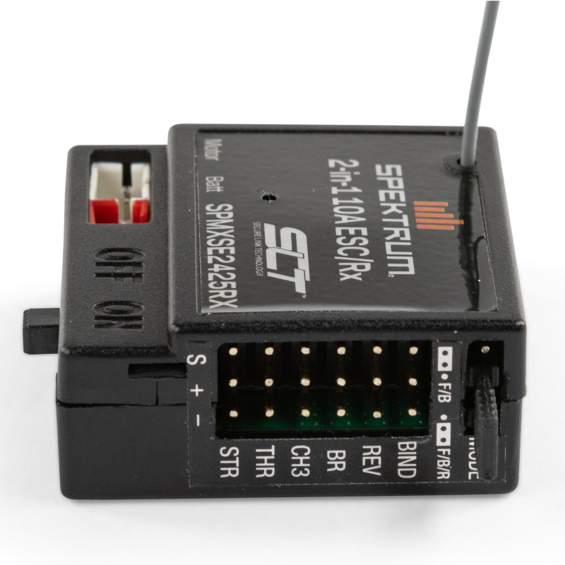 10 Amp Brushed 2-in-1 ESC - SLT Receiver Combo