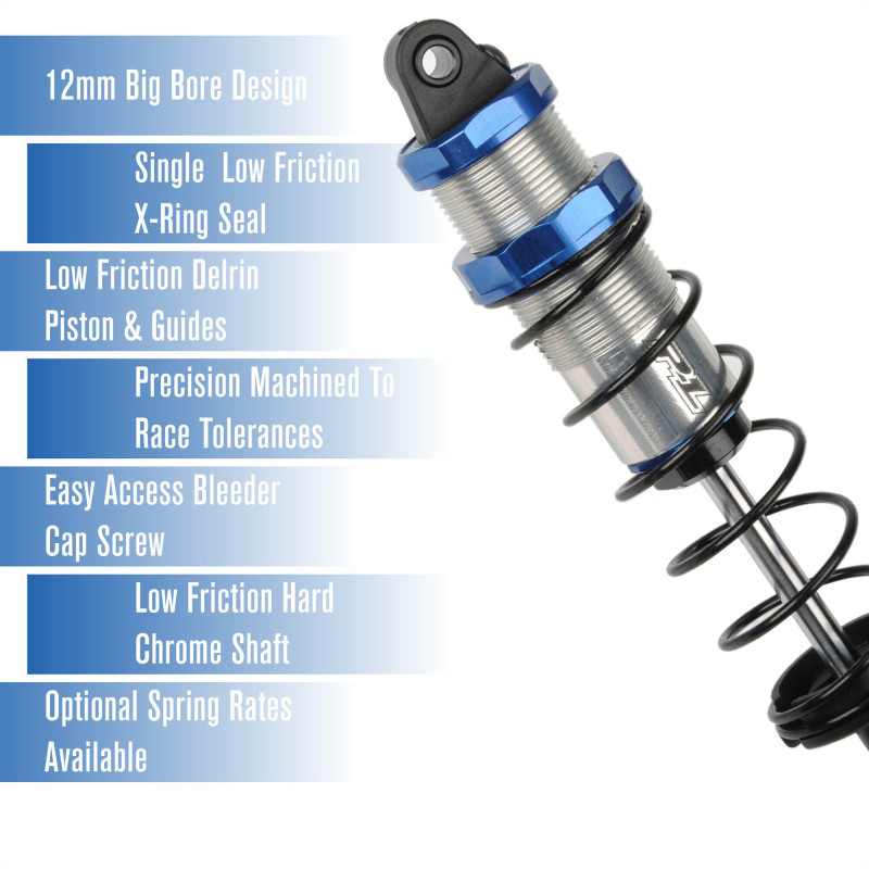 1-10 Pre-Assembled Pro-Spec Rear Shocks: Short Course