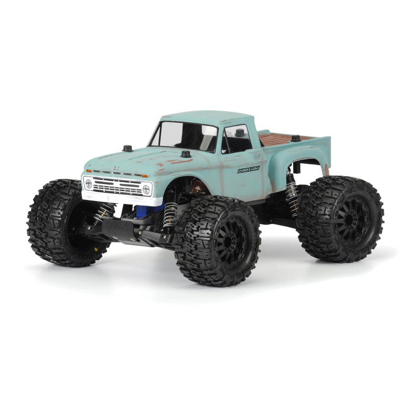 1-10 1966 Ford F-100 Clear Body: Stampede