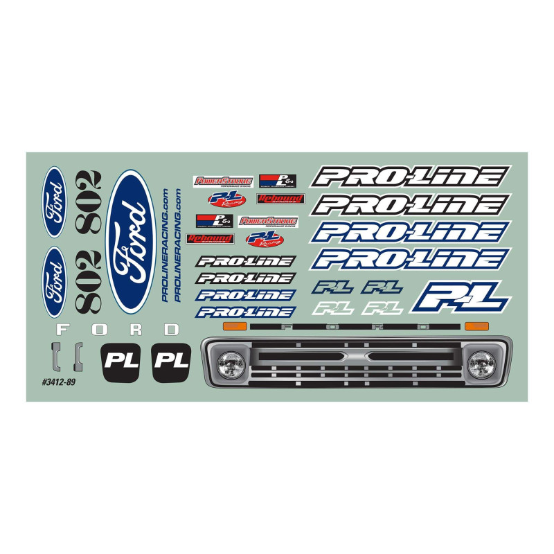 1-10 1966 Ford F-100 Clear Body: Stampede