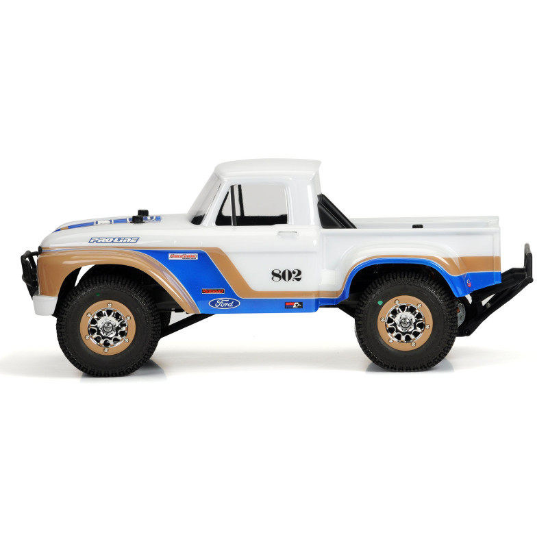 1-10 1966 Ford F-100 Clear Body: Short Course