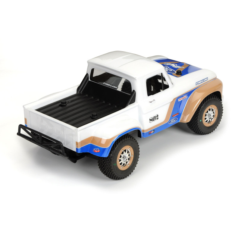 1-10 1966 Ford F-100 Clear Body: Short Course