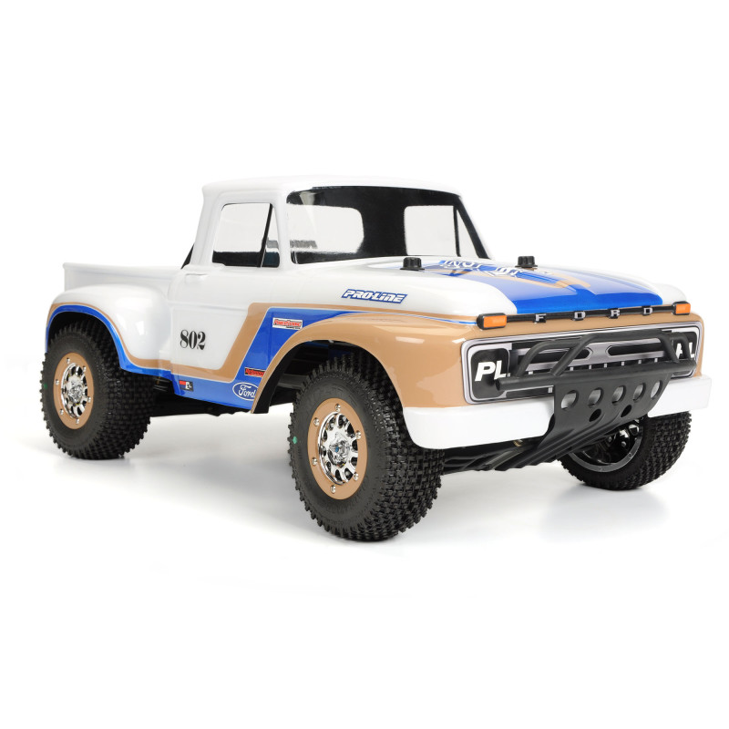 1-10 1966 Ford F-100 Clear Body: Short Course