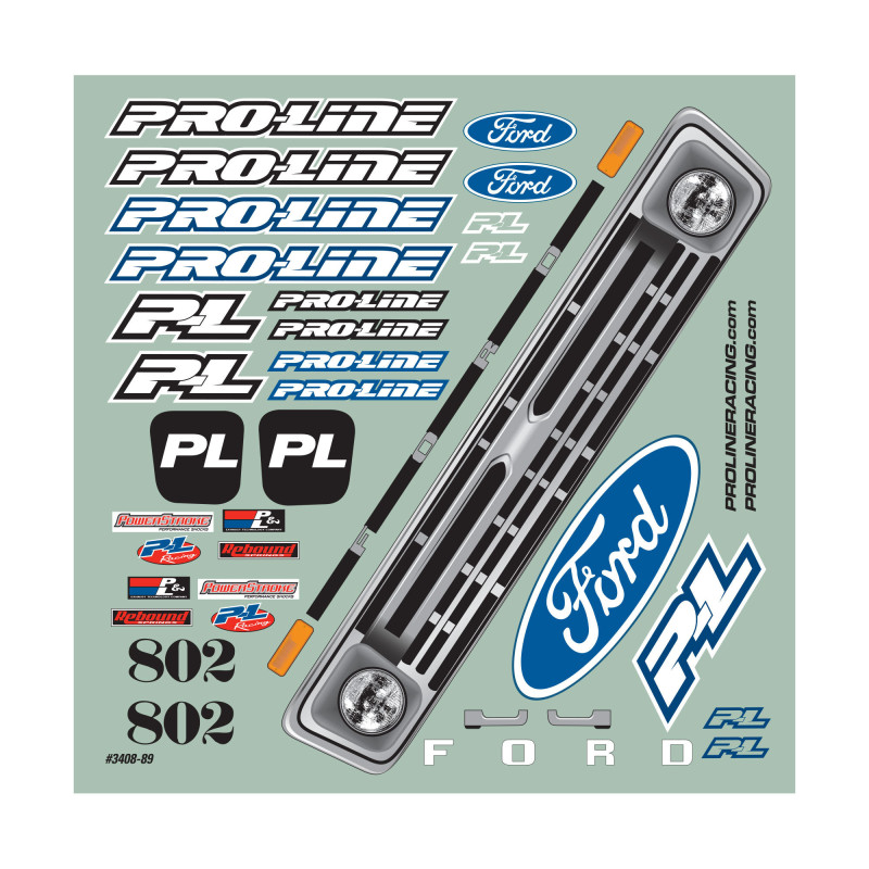 1-10 1966 Ford F-100 Clear Body: Short Course