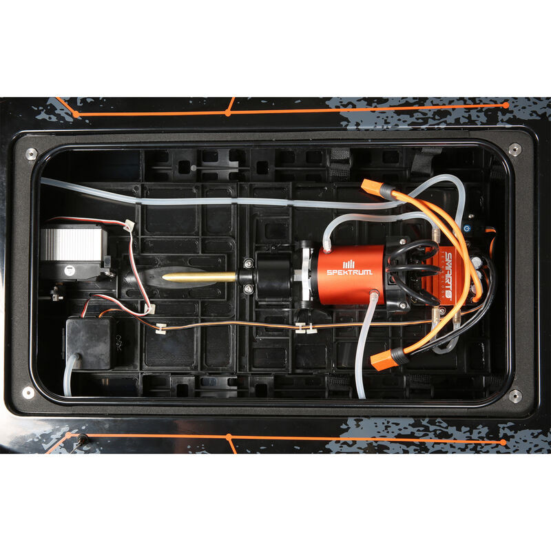 Blackjack 42" 8S Brushless Catamaran RTR: Black-Orange