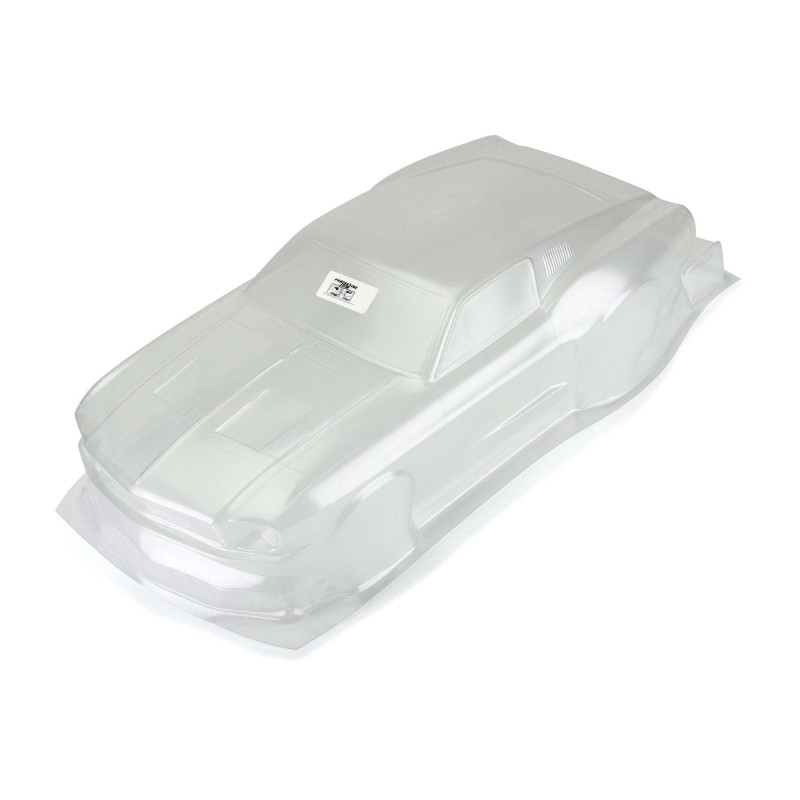 1-10 1967 Ford Mustang Clear Body: Drag Car