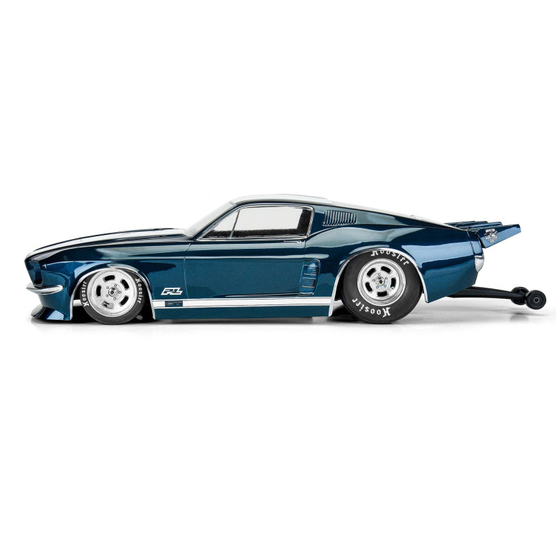 1-10 1967 Ford Mustang Clear Body: Drag Car