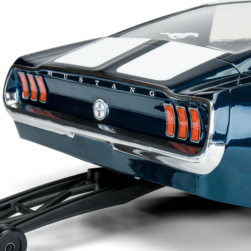 1-10 1967 Ford Mustang Clear Body: Drag Car