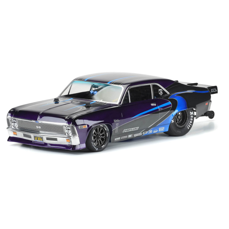 1-10 1969 Chevrolet Nova Clear Body: Drag Car