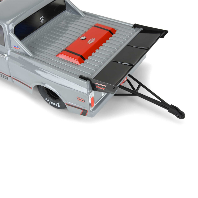 1-10 1972 Chevy C-10 Clear Body: Drag Car