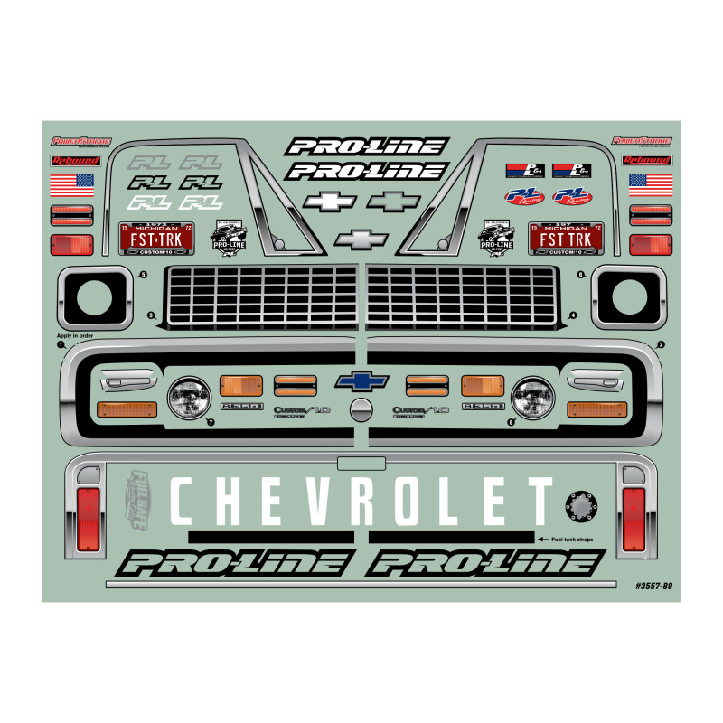 1-10 1972 Chevy C-10 Clear Body: Drag Car