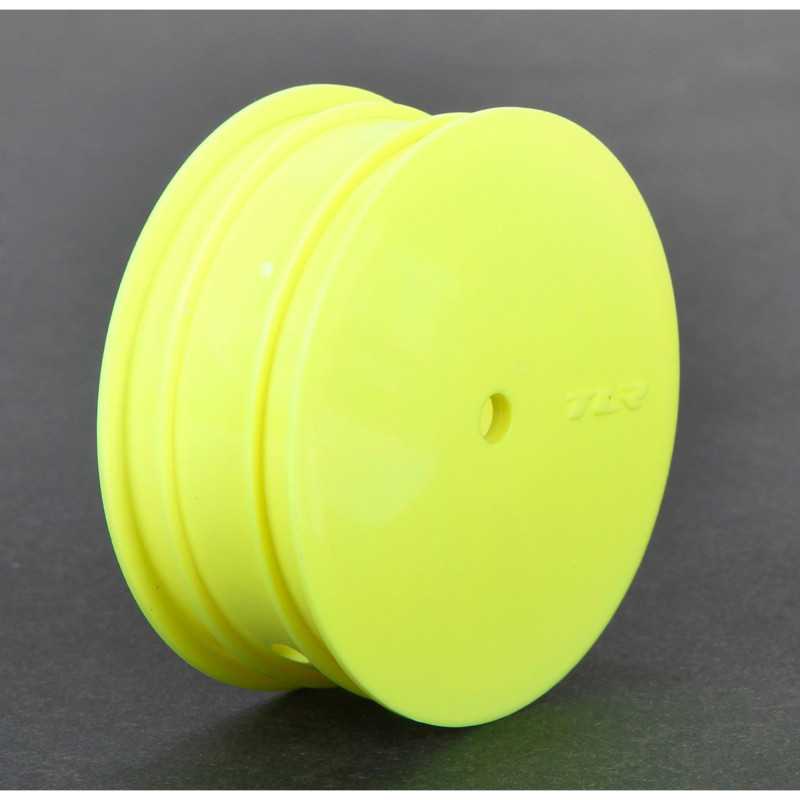 1-10 Front Buggy 2.2 Wheels 12mm Hex Yellow (2): 22 3.0
