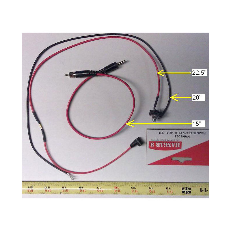 Remote Glow Plug Adapter with Starter Adapter