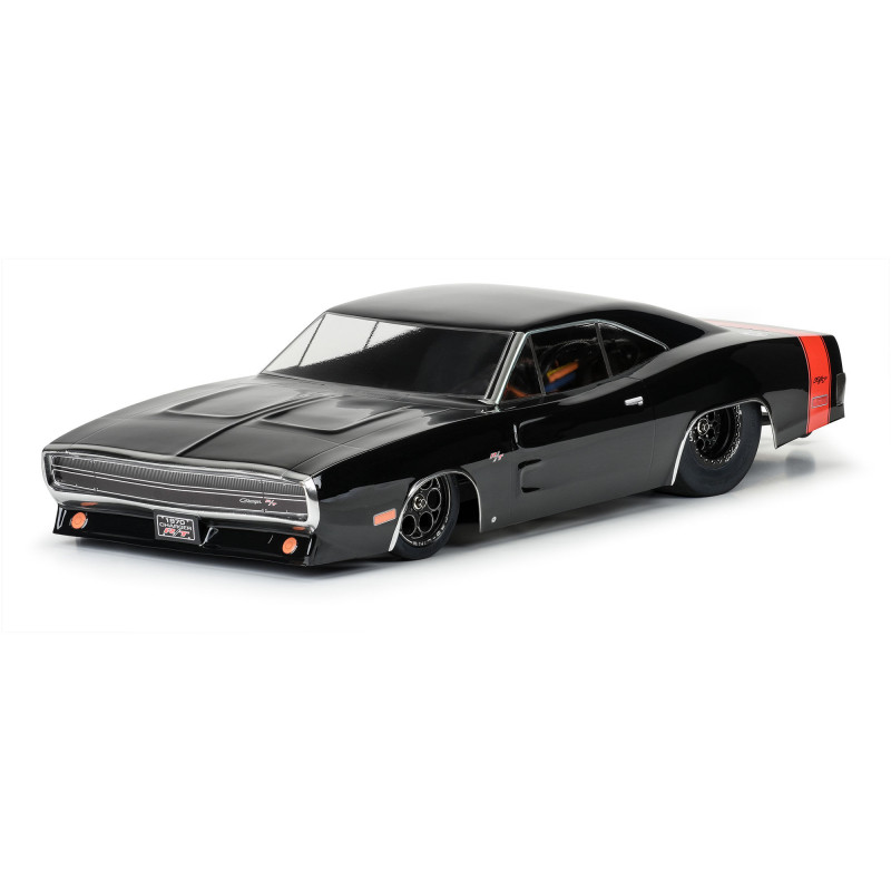1-10 1970 Dodge Charger Clear Body: Drag Car