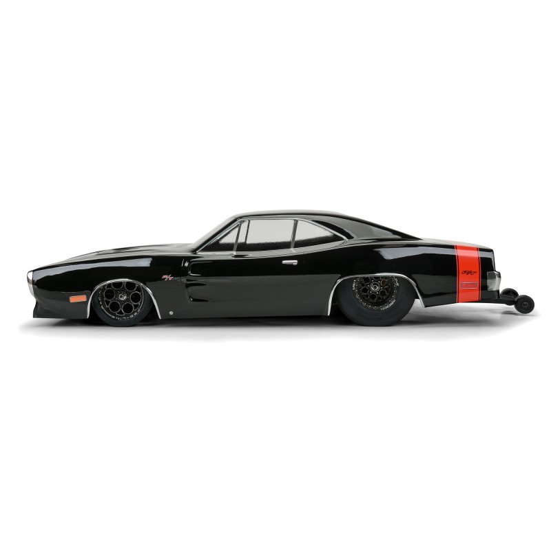 1-10 1970 Dodge Charger Clear Body: Drag Car