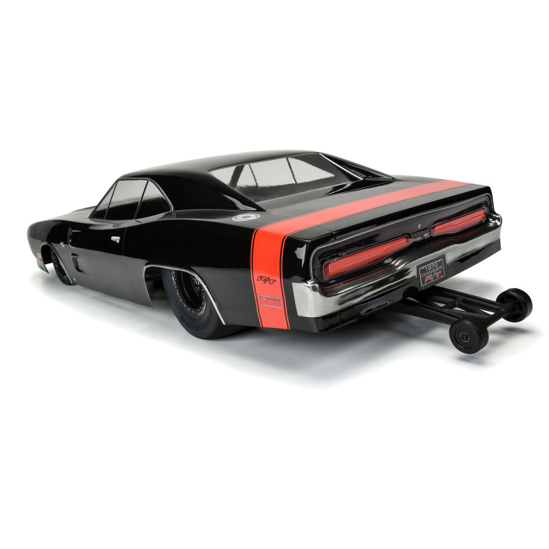 1-10 1970 Dodge Charger Clear Body: Drag Car