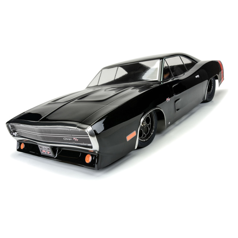 1-10 1970 Dodge Charger Clear Body: Drag Car
