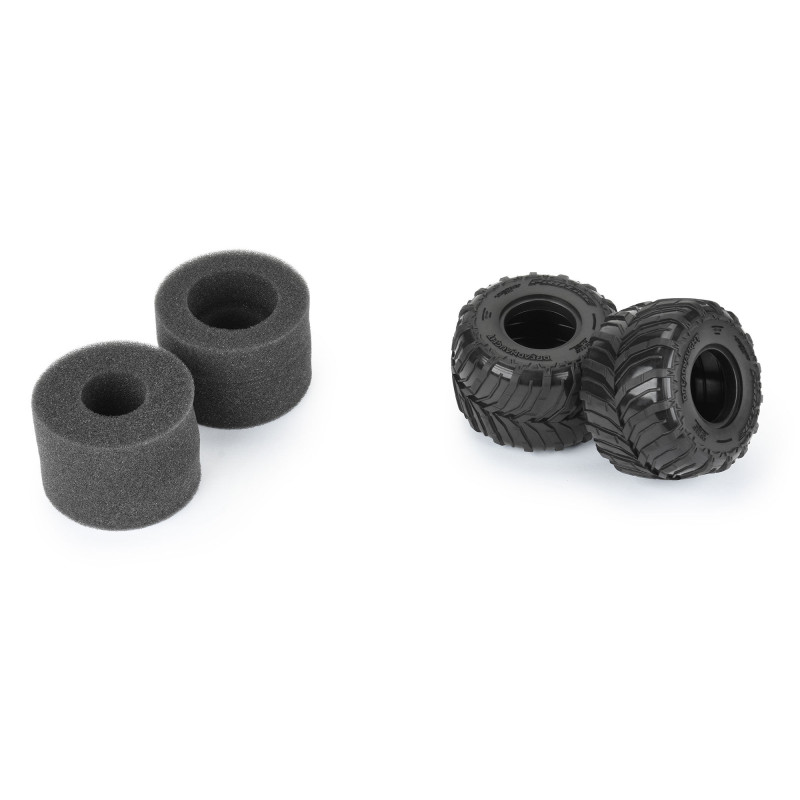1-18 Dreadnaught 1.25"-1.75" F-R MT Tires (2): Mini LMT