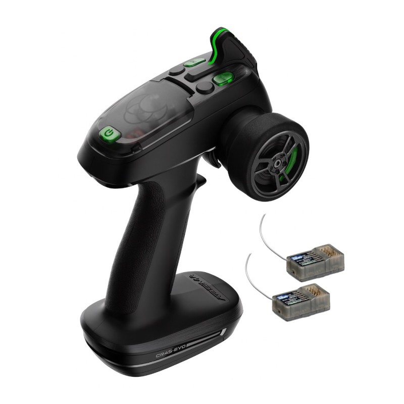 4-Channel Radio "CR4S-EVO" 2.4GHz incl. 2* 6-CH RX
