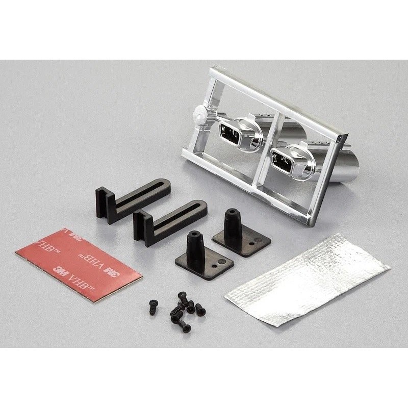 1-10 Single Exhaust Pipe - square