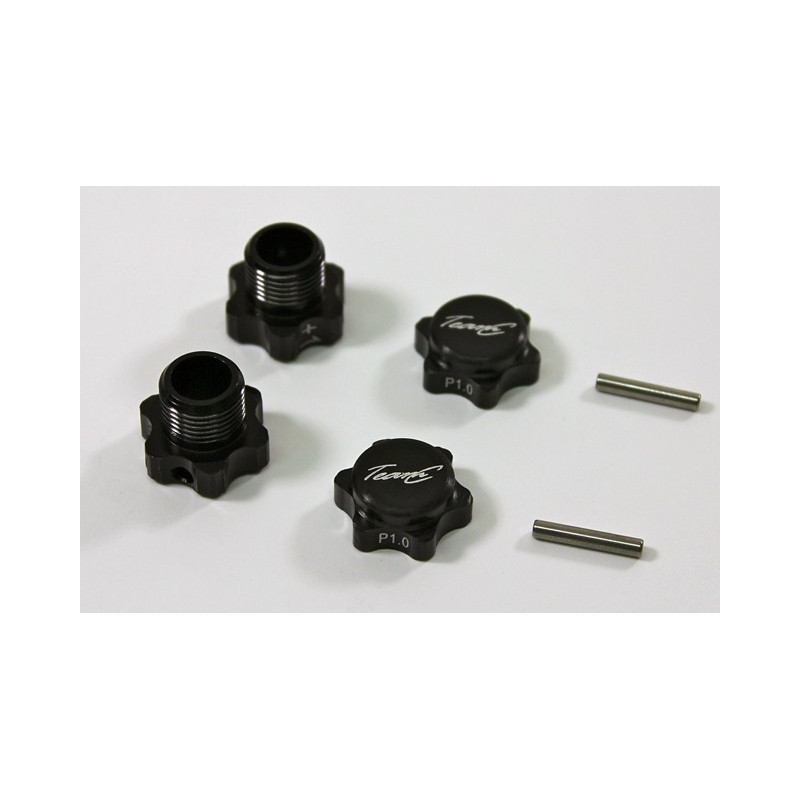 Alu Hex Mount +1mm (2 pcs) 1:8 Comp.