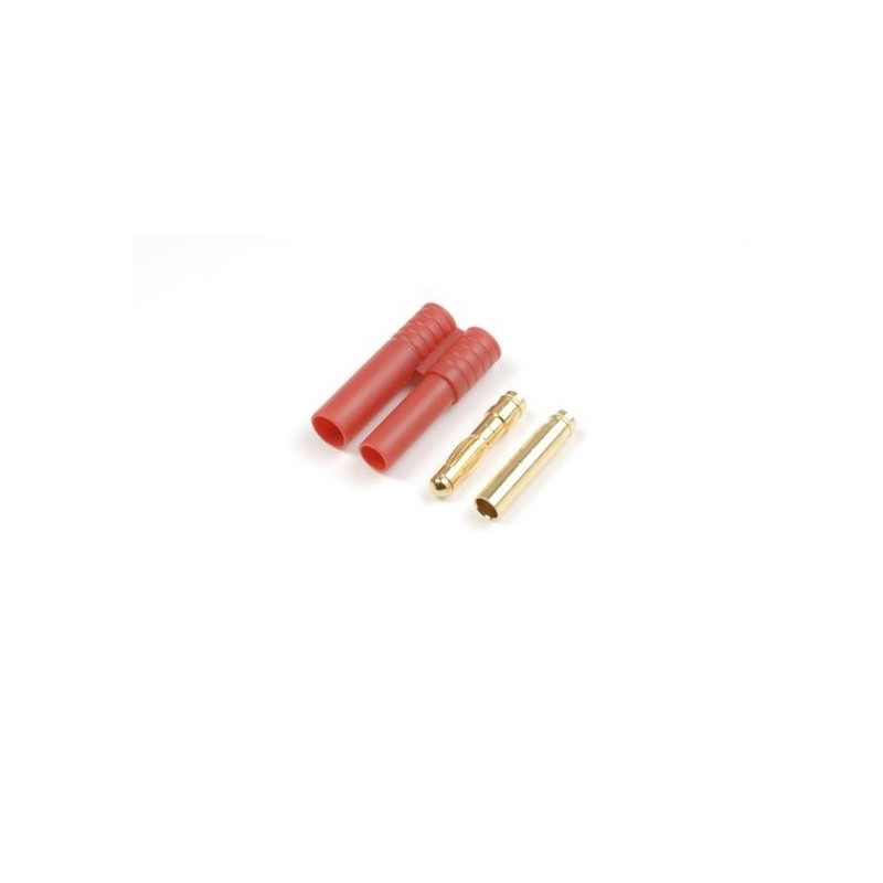 4.0mm Gold connector with plastic housing (4pcs)