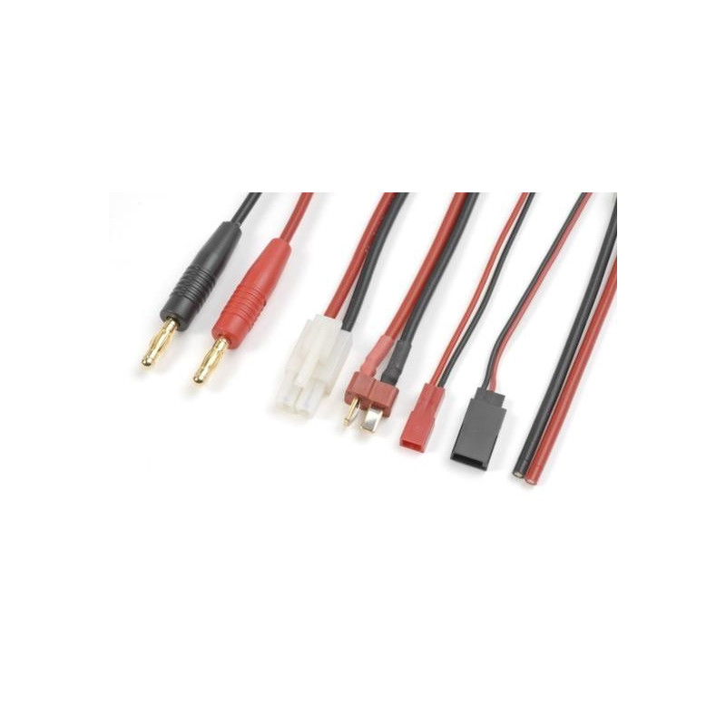Charge Lead - Universal 5in1 - BEC, Futaba RX, Tamiya Male,
