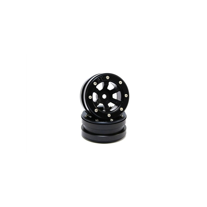 Beadlock Wheels PT- Claw Black/Black 1.9 (2 pcs)