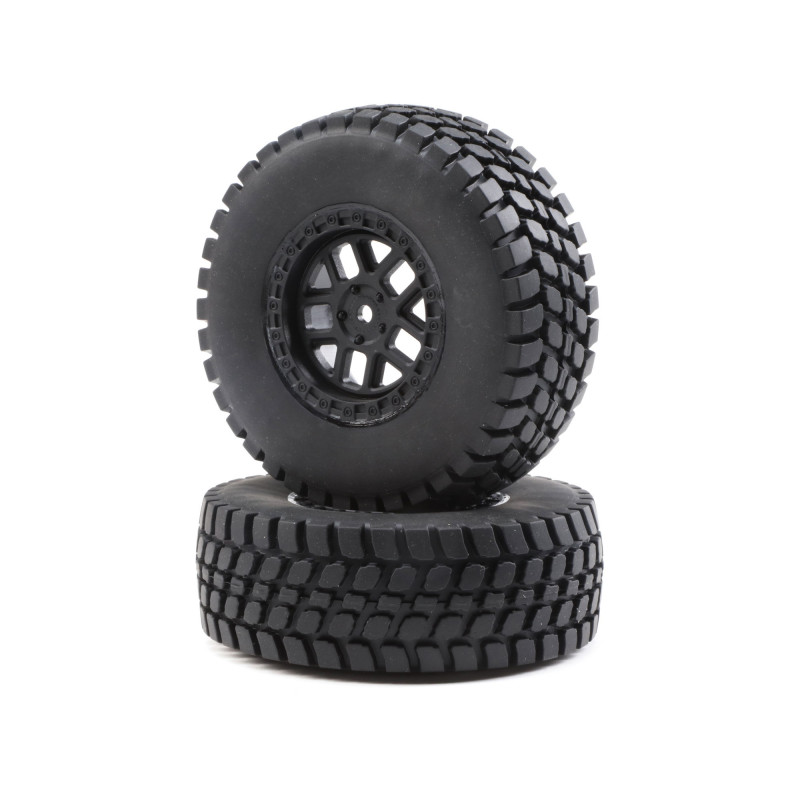 1-10 Alpine Front-Rear 2.2-3.0 Pre-Mounted Tires 12mm Hex (2): Baja Rey
