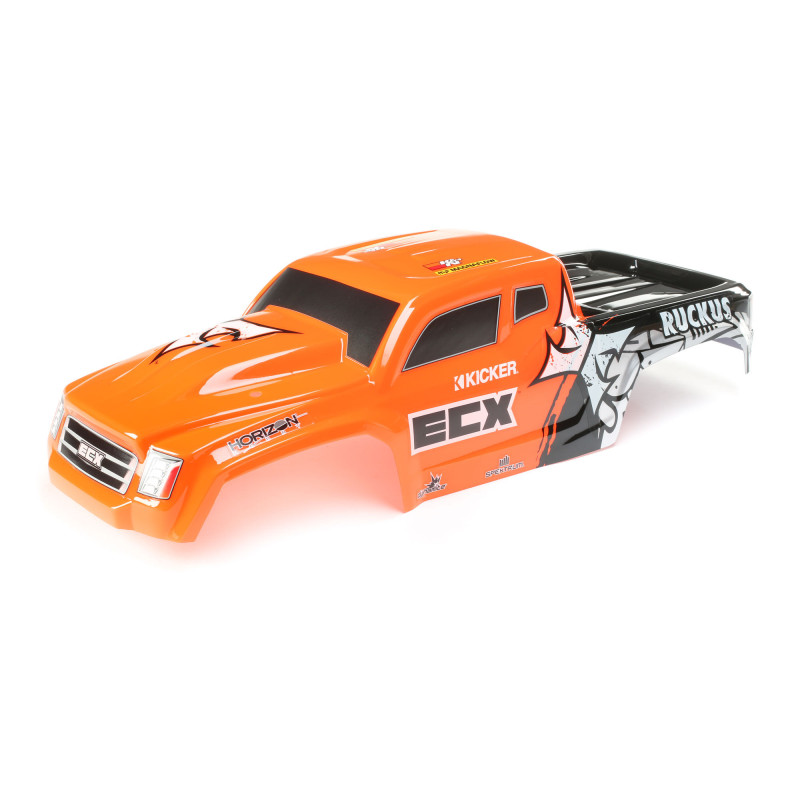 1-10 Painted Body Orange: 2WD Ruckus