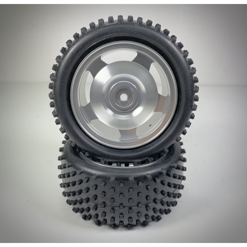1:10 Alu. Buggy Wheel Set 2WD-4WD PIN rear 12mm Hex (2)