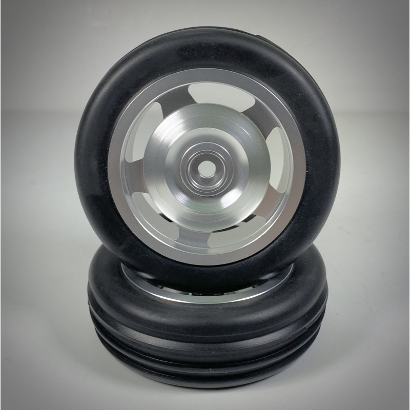 1:10 Alu. Buggy Wheel Set 2WD 60-19 front free-wheeling (2)